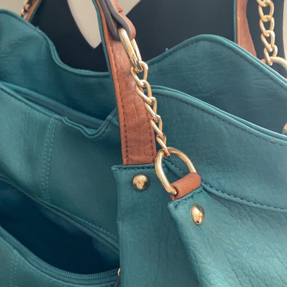 Teal Hobo Bag - Picture 6 of 7